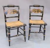 SET OF SIX HITCHCOCK CHAIRS, S