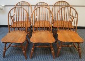 SET OF SIX HITCHCOCK WINDSOR C