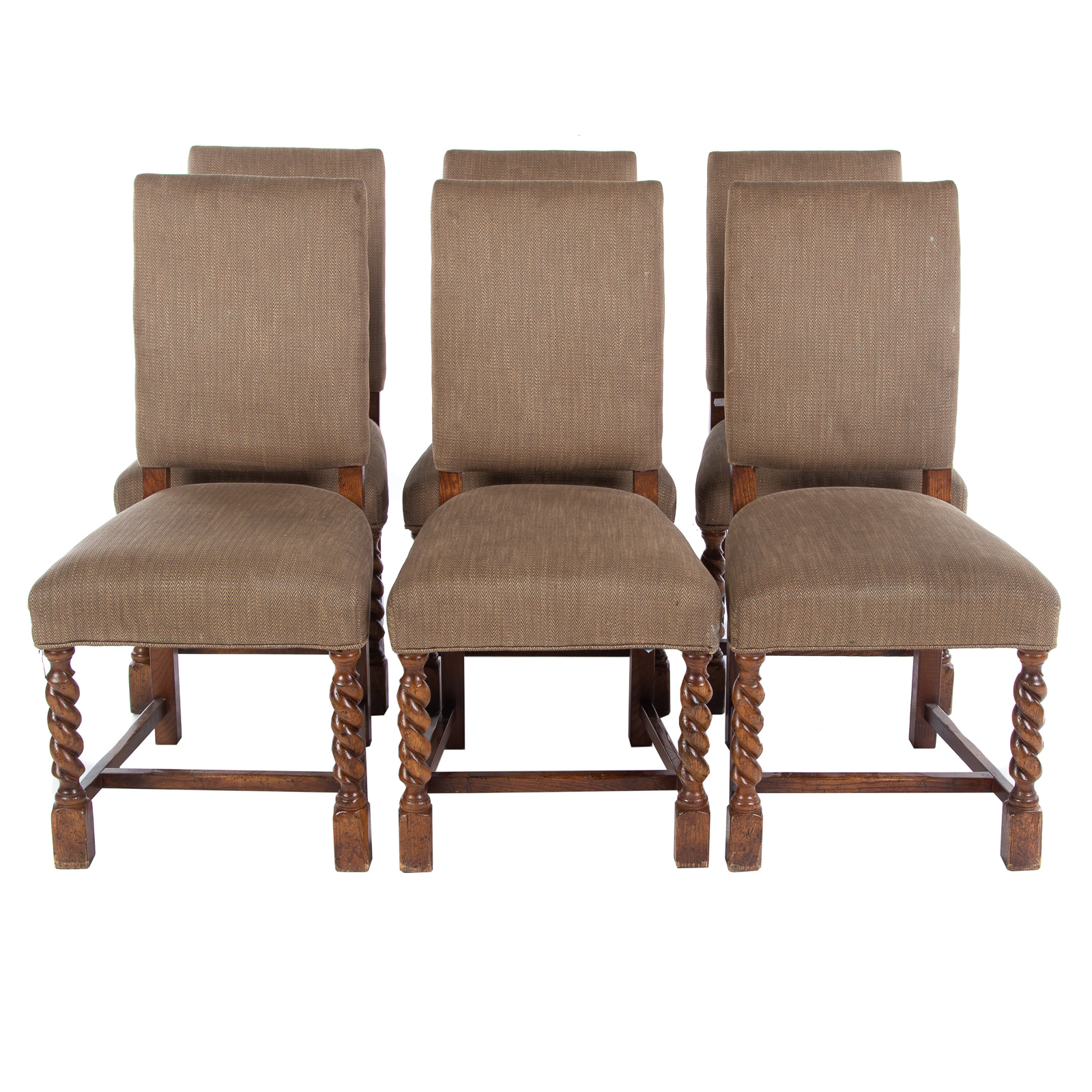 SET OF SIX JACOBEAN STYLE