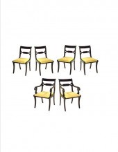 Set of six Kittinger chairs  c