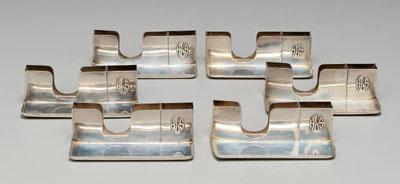 Set of six Lebolt sterling card