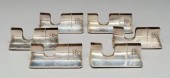 Set of six Lebolt sterling car