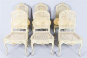 SET OF SIX LOUIS XV GREEN PAIN