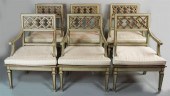 SET OF SIX LOUIS XVI STYLE BRO