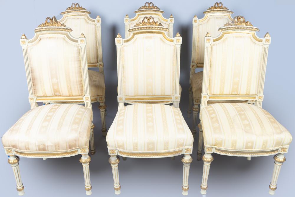 SET OF SIX LOUIS XVI STYLE
