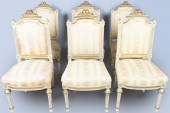 SET OF SIX LOUIS XVI STYLE PAR