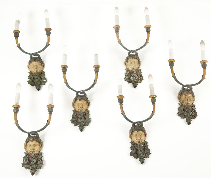Set of Six Mythological Motif