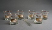 SET OF SIX 'NAME YOUR POISON'
