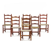 SET OF SIX NEW ENGLAND LADDER