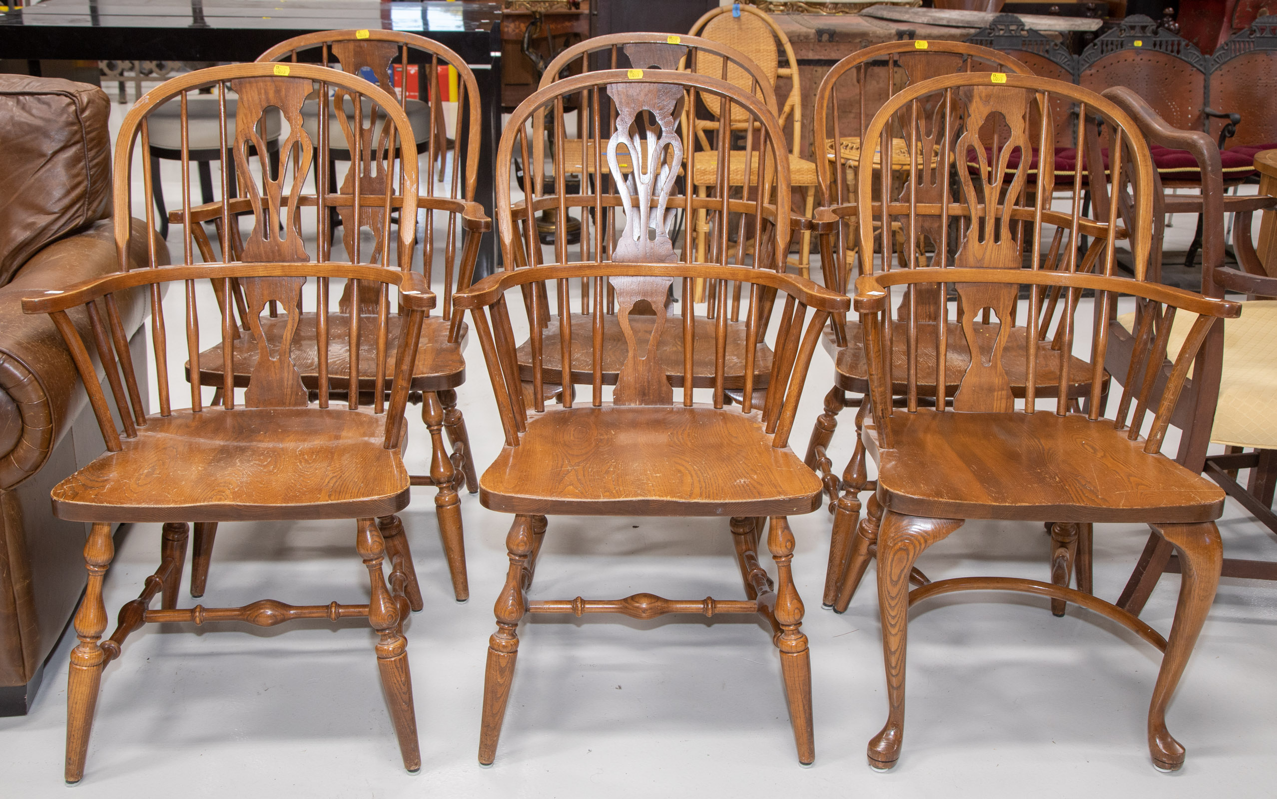 SET OF SIX NICHOLS & STONE ELM