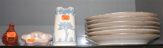 Set of six Nippon raised gilt