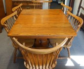 SET OF SIX OAK WINDSOR DINING