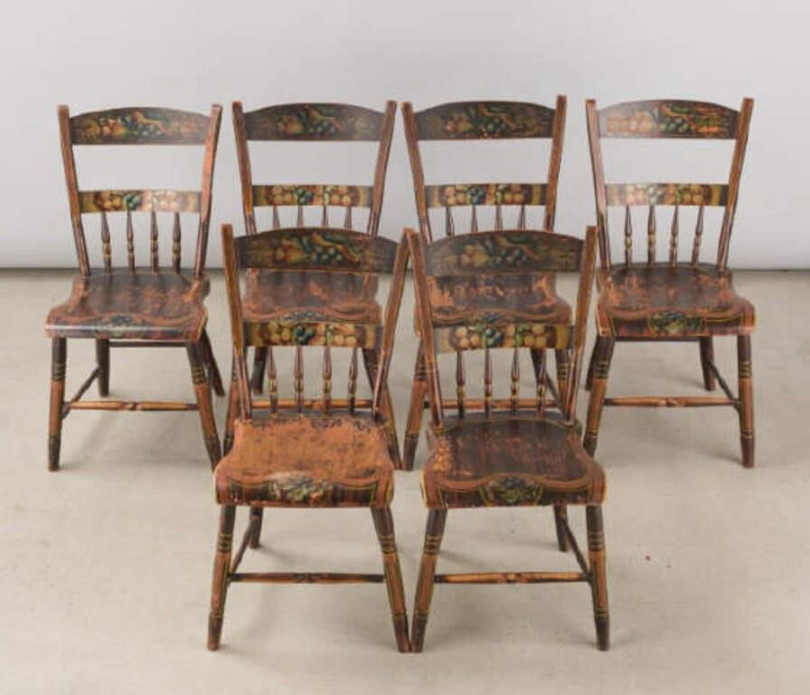 SET OF SIX PENNSYLVANIA CHAIRSA set