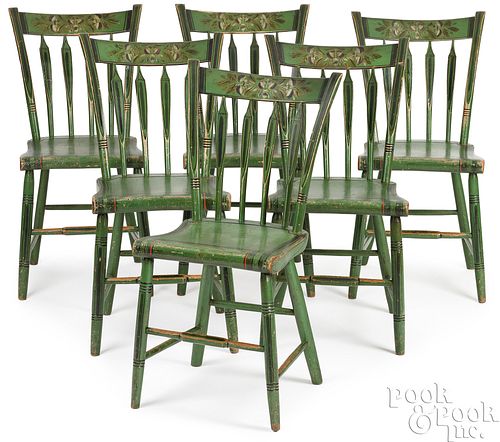 SET OF SIX PENNSYLVANIA PAINTED