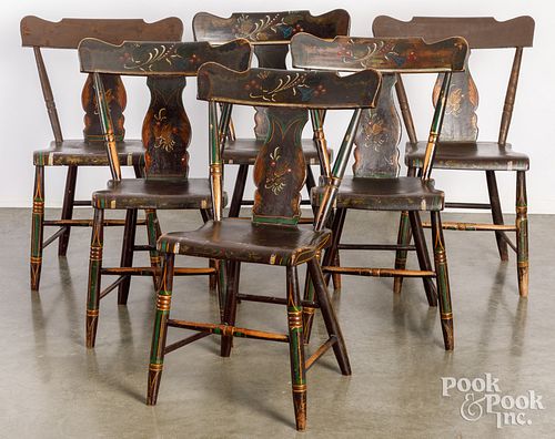 SET OF SIX PENNSYLVANIA PAINTED