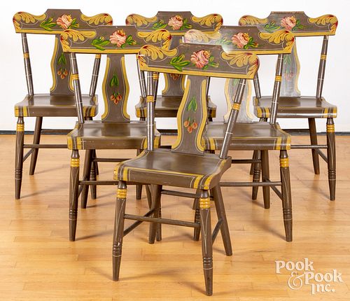 SET OF SIX PENNSYLVANIA PAINTED