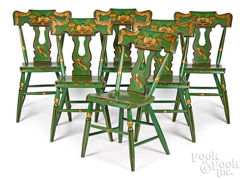 SET OF SIX PENNSYLVANIA PAINTED