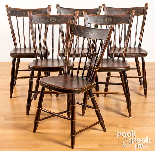 SET OF SIX PENNSYLVANIA PAINTED
