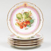 SET OF SIX PILLIVUYT PINK GROU