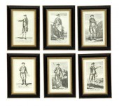 SET OF SIX PORTRAITS OF REVOLU