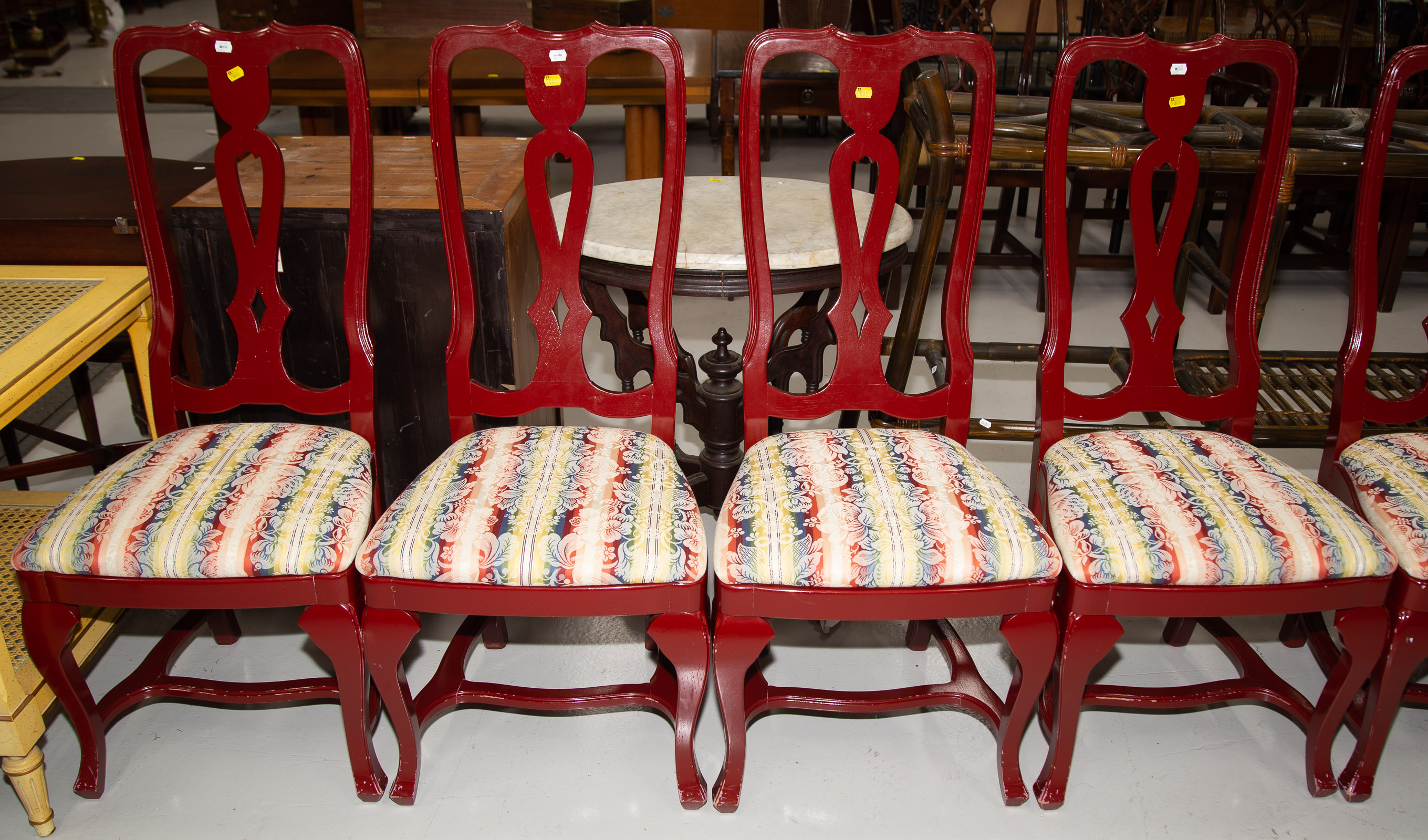 SET OF SIX QUEEN ANNE STYLE