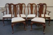 SET OF SIX QUEEN ANNE STYLE CH