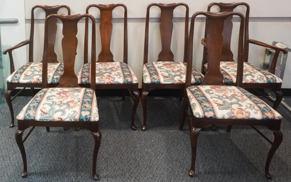 SET OF SIX QUEEN ANNE STYLE