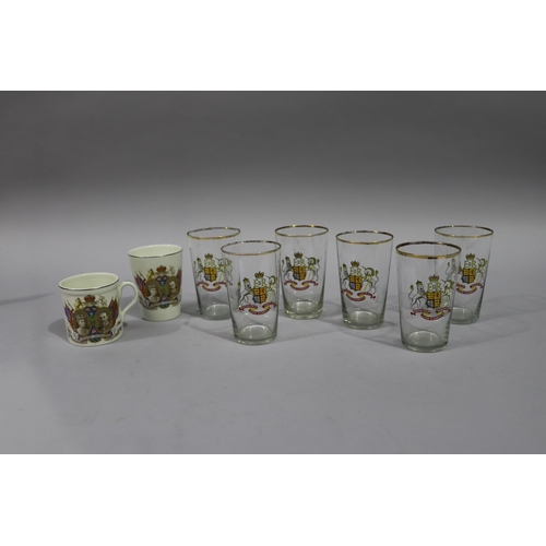 Set of six queen elizabeth