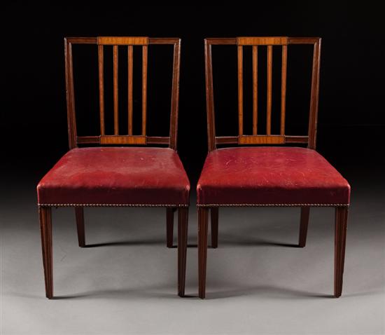 Set of six Regency stringer