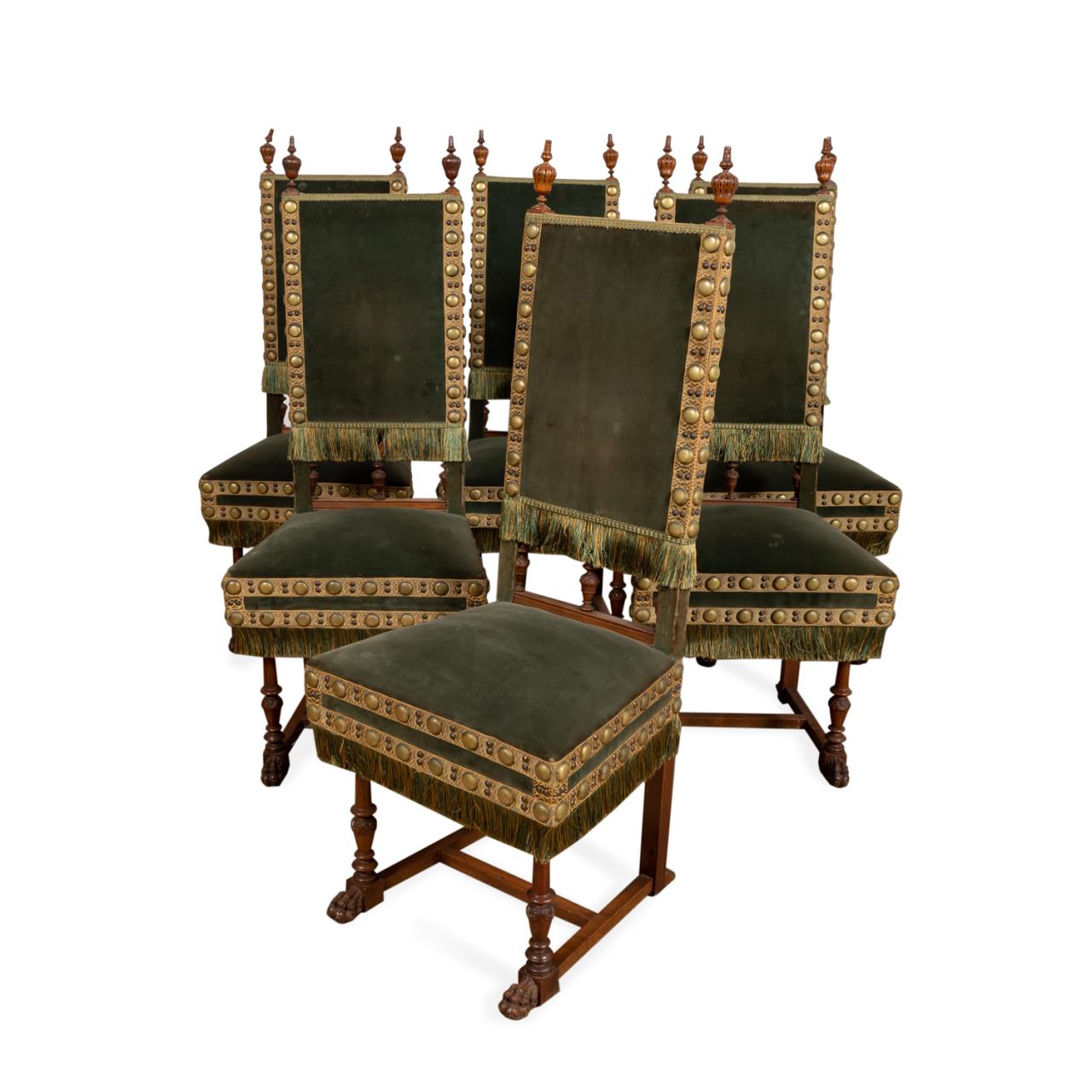 SET OF SIX RENAISSANCE REVIVAL SIDE