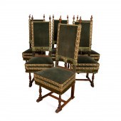 SET OF SIX RENAISSANCE REVIVAL