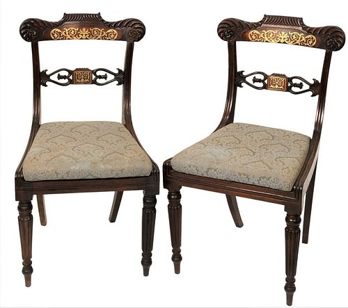 SET OF SIX ROSEWOOD CLASSICAL