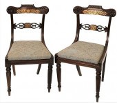 SET OF SIX ROSEWOOD CLASSICAL