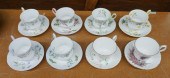 SET OF SIX ROSINA CHINA CO. 'Q