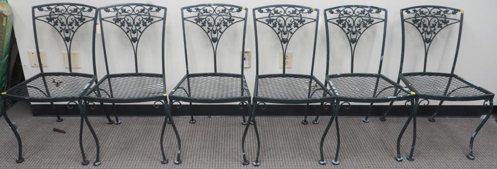 SET OF SIX SALTERINI STYLE GREEN