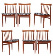 SET OF SIX SCANDINAVIAN MODERN