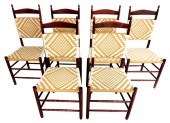 SET OF SIX SHAKER FORM SIDE CH
