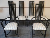 SET OF SIX SPANISH EBONIZED HI