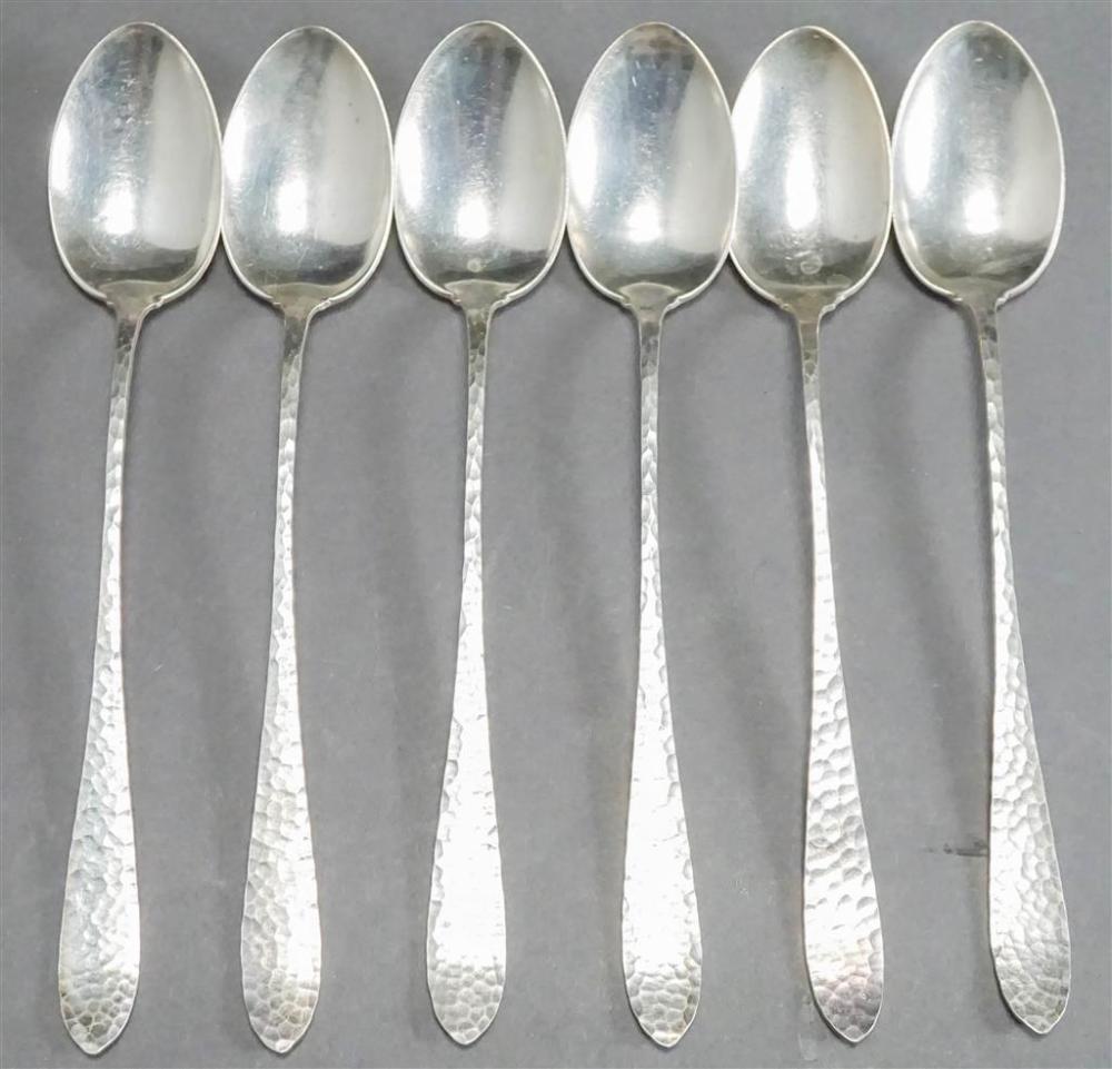 SET OF SIX STERLING SILVER ICED TEA