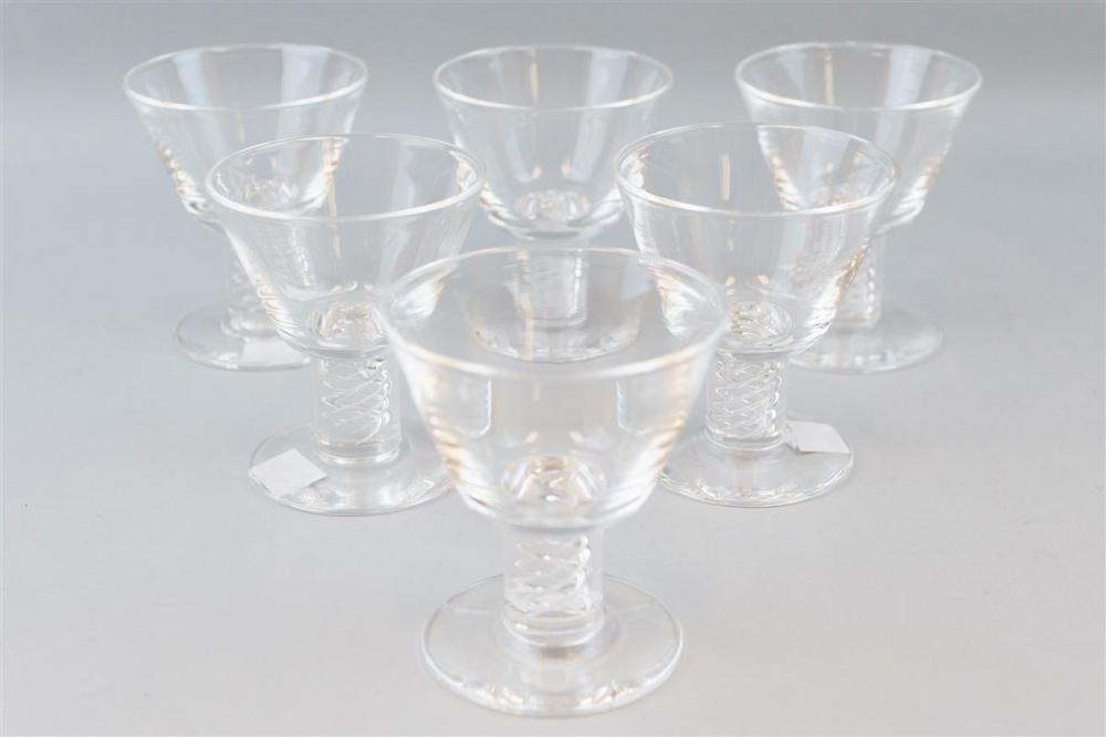 SET OF SIX STEUBEN #7917 LIQUOR