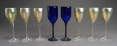 SET OF SIX STEVEN MASLACH GOLD