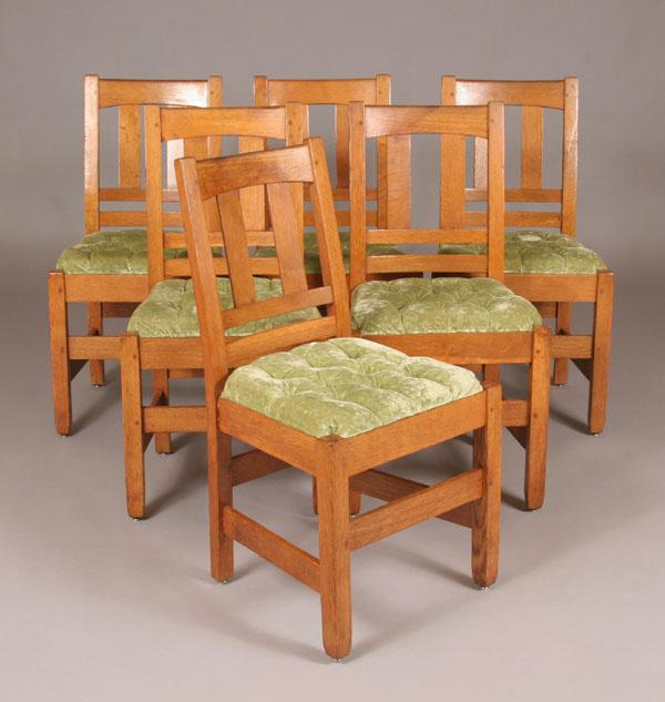 Set of six Stickley Brothers Quaint