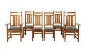 SET OF SIX STICKLEY 'HARVEY EL