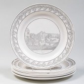 SET OF SIX STONE, COQUEREL AND