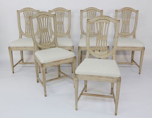 SET OF SIX SWEDISH LOUIS XVI