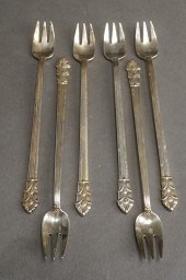 SET OF SIX TIFFANY & CO ‘PALME
