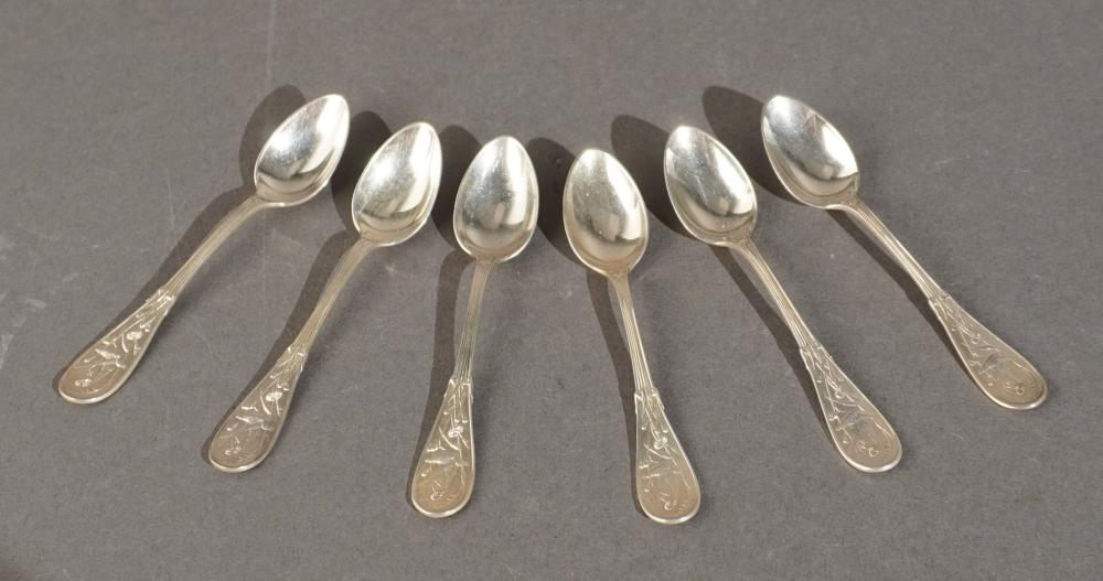 SET OF SIX TIFFANY & CO. STERLING