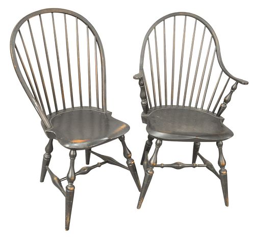 SET OF SIX WARREN CHAIR WORKS