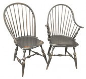 SET OF SIX WARREN CHAIR WORKS