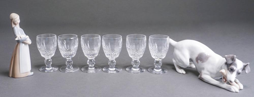 SET OF SIX WATERFORD CUT CRYSTAL